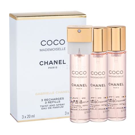 chanel coco mademoiselle eau de parfum 3 x 20 ml|Meer.